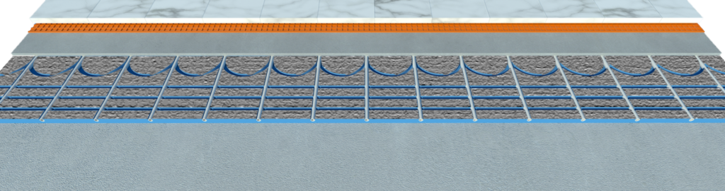 12mm PE-RT pipe Lo-Tile underfloor heating